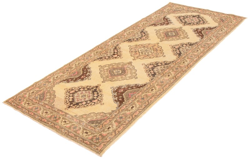 Vintage Hand-Knotted Area Rug 4'10" x 12'6" Traditional Wool Carpet gallery