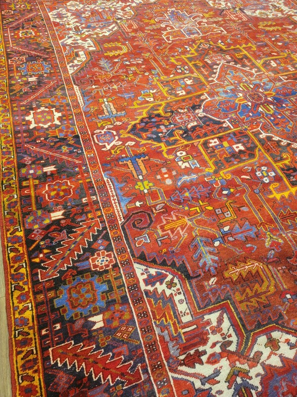 Geometric Design Hand-Knotted 10X13 Traditional Oriental Rug Home Decor Carpet gallery
