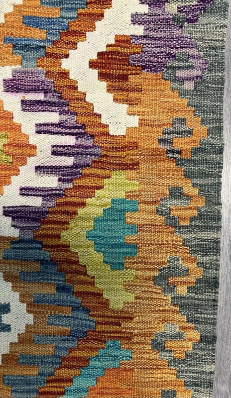 Vintage Kilim Traditional Hand Made Oriental Wool Kilim 5ftx3.2ft 145cmx102cm gallery