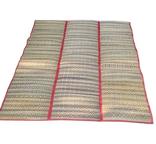 Authentic Hand-Woven Thai Reed Mat Eco-Friendly Artisanal Decor Modern Living gallery
