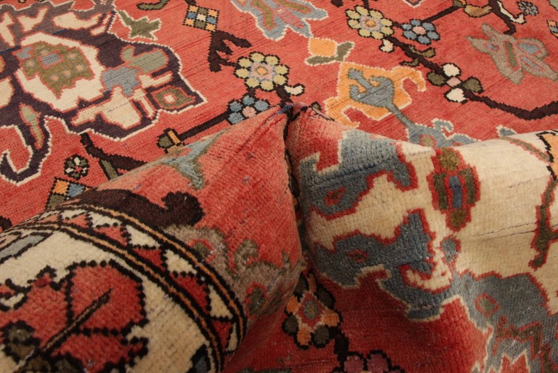 Vintage 4'11" x 6'11" Traditional Hand Knotted Vegetable Dye Wool Area Rug gallery