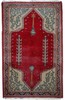 Handmade antique Turkish Konya rug 2.9' x 3.5' (69cm x 108cm) 1920s - 1C500 gallery