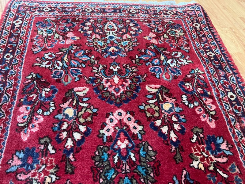 2'7" x 6'7" Antique Turkish Oriental Rug Floor Runner - 1920s - Hand Made gallery