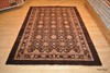 _HAND_MADE_FINE_RUG_BROWN_COLOR_5' x 7' Top Quality 100% vegetable dye natural gallery