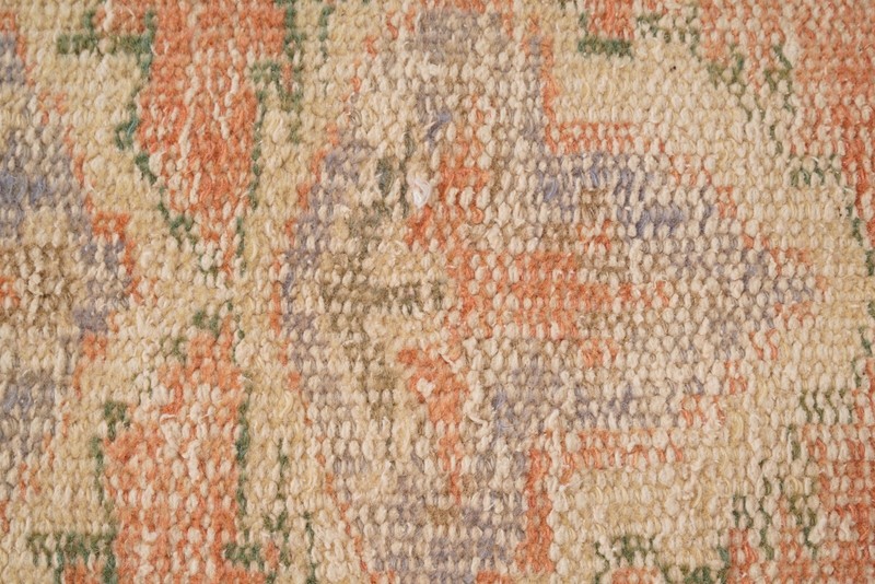Turkish Vintage Rug 6x9 ft Area Rug Oversize Oushak Rug Handmade Natural Rug 471 gallery