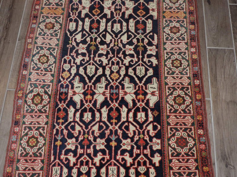 3x16ft. Incredible Turn of the Century Shirvan Caucasian Konegand Wool Runner gallery