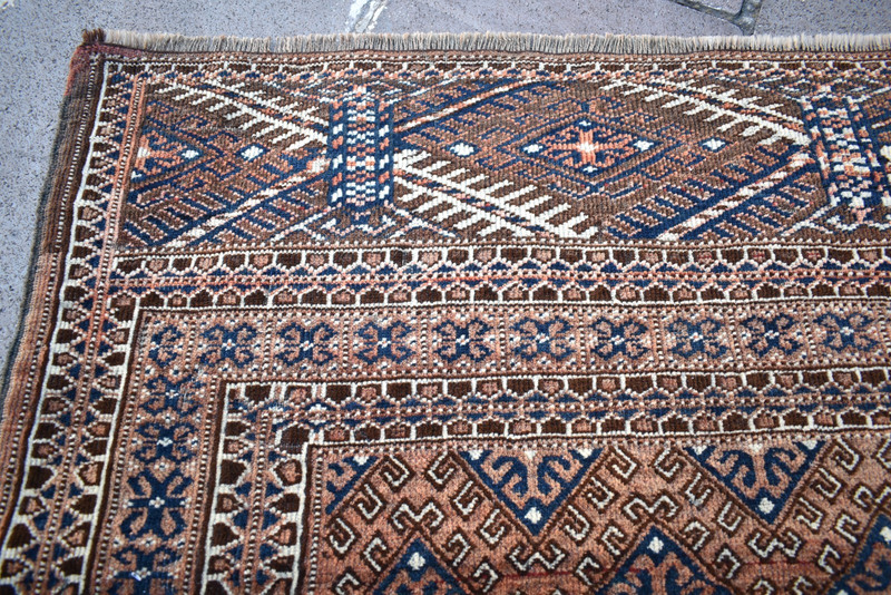 Antique Tribal Ensi Rug 49'' x 71'' Collector Item Ensi Rug Natural Dye Wool Rug gallery