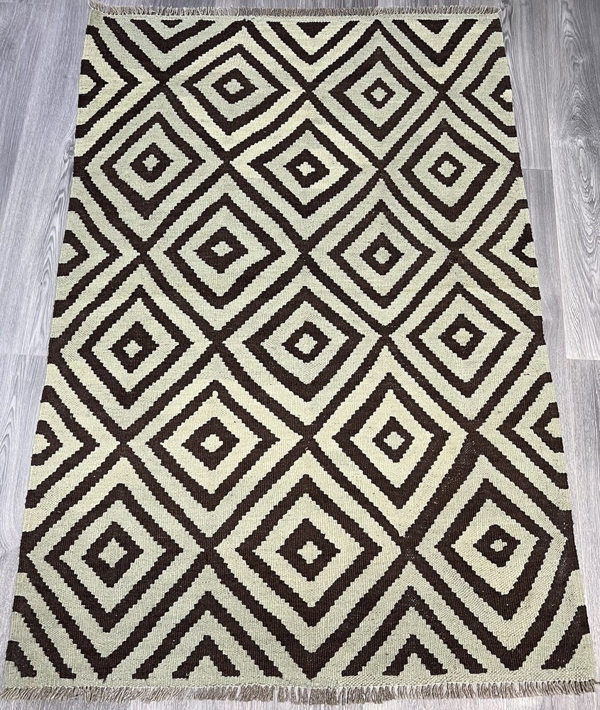 Vintage Kilim Traditional Hand Made Oriental Wool Kilim 5ftx3.2ft 150cmx101cm