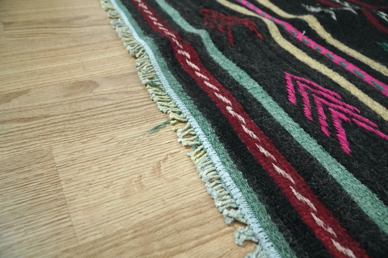 Wool Handmade Kilim Runner, Boho Colorful Turkish Runner, 4.07x10.66 ft. H-2766 gallery