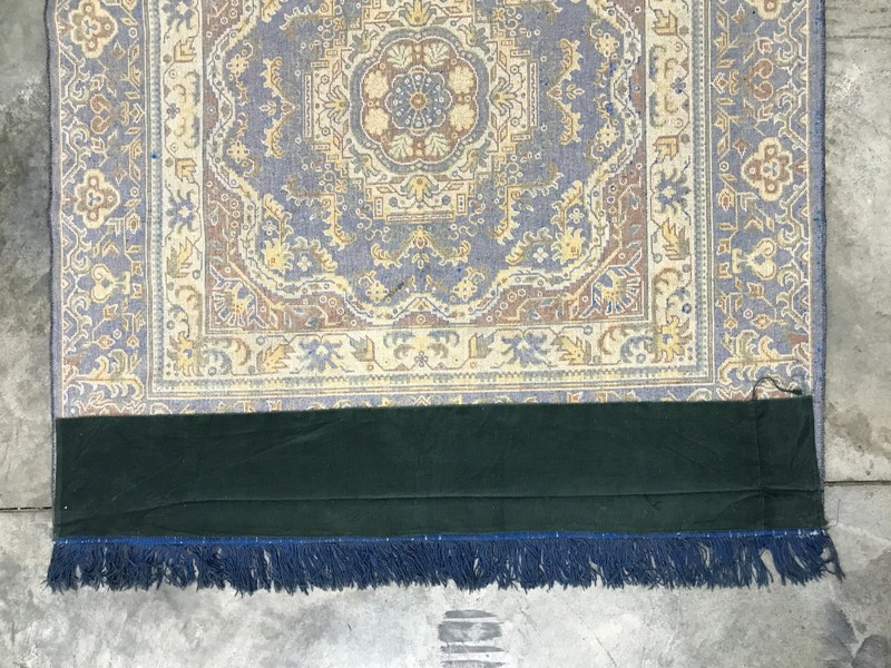 Area Rug 75" x 48" Blue, Red, Gold, Unbranded gallery