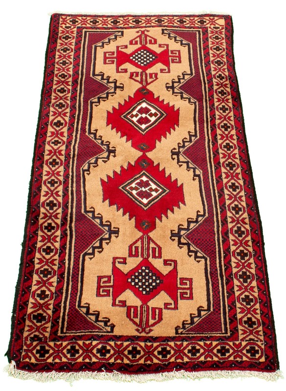 Traditional Vintage Hand-Knotted Area Rug 3'4" x 6'7" Oriental Wool Carpet gallery
