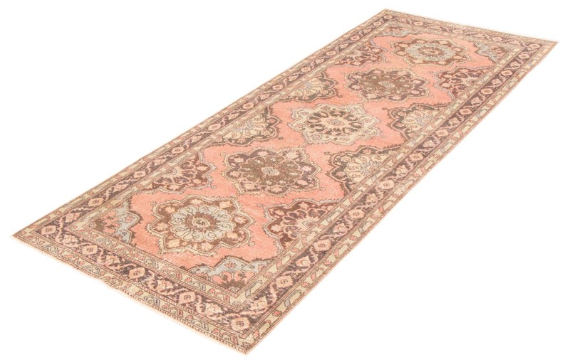 Vintage Traditional Hand-Knotted Area Rug 4'6" x 11'9" Oriental Wool Carpet gallery