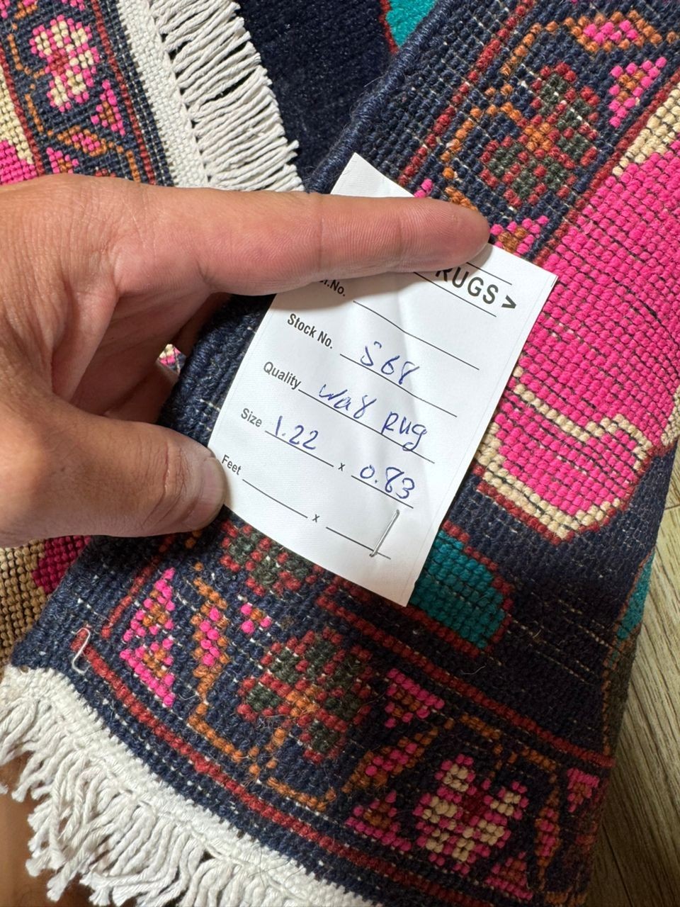 sam 13 Afghan Handmade rug weapens, opeam rug 122 cm x 83 cm gallery