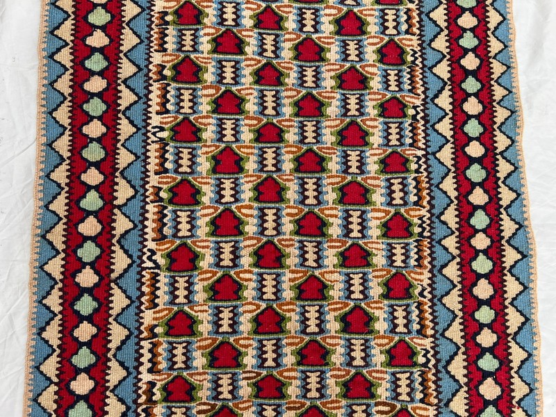 76 x 295 cm Stunning Vintage Super Fine Quality Senneh Knots Contemporary Runner gallery