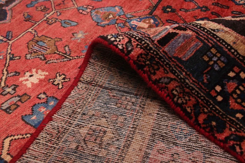 Vintage Hand-Knotted Area Rug 4'6" x 7'5" Traditional Oriental Wool Carpet gallery