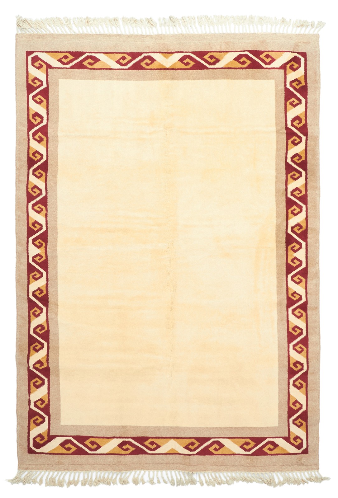 Vintage 5'1" x 7'7" Traditional Hand Knotted Vegetable Dye Wool Area Rug gallery