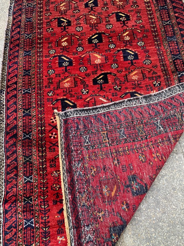 2'10'' x 5'3'' Vintage Carpet Natural Village Rug Old Handmade Rug.SKU:P1623 gallery