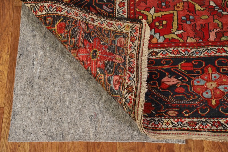 Pre-1900 Vegetable Dye Saroouk Farahhan Antique Rug 7x10 Hand-knotted Carpet gallery