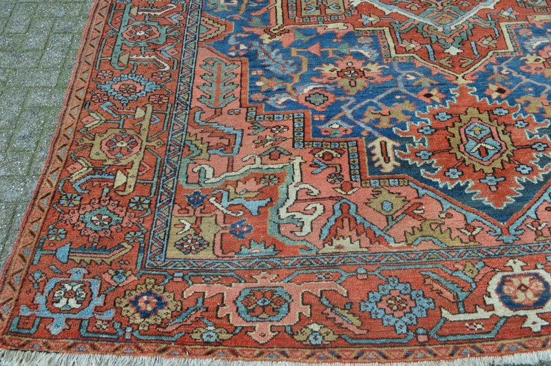 GORGEOUS 1890’S GENUINE ANTIQUE SERAPI HERIZ REGION RUG *** WWS*** gallery