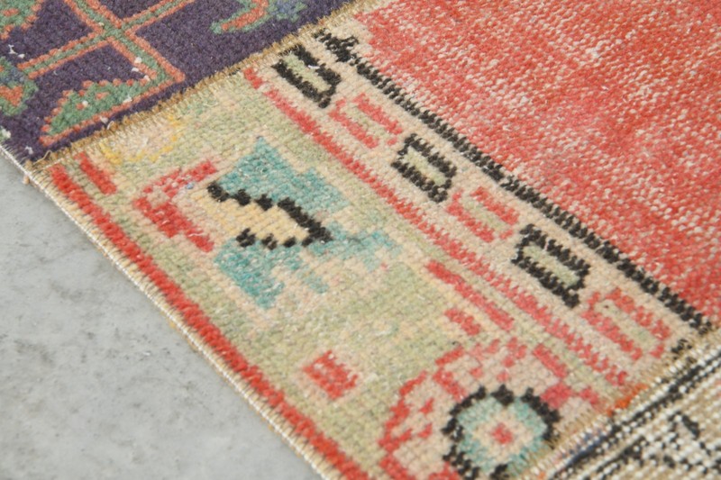 2x7 runner rug handmade vintage turkish rug runner oushak oriental carpet,196 gallery