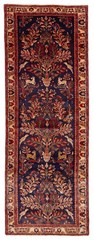 3’0″ x 9’8″ Vintage Hand-knotted Runner Rug Traditional Oriental Wool Carpet