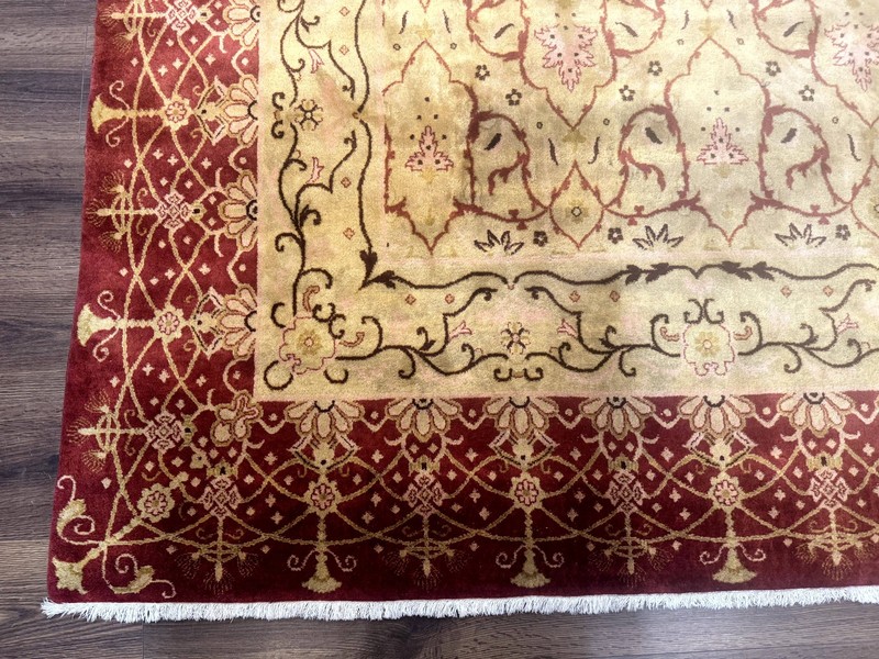 Pak Per'sian Rug 8x10, Allover Pattern, Gold-Tan, Fine 200 KPSI gallery