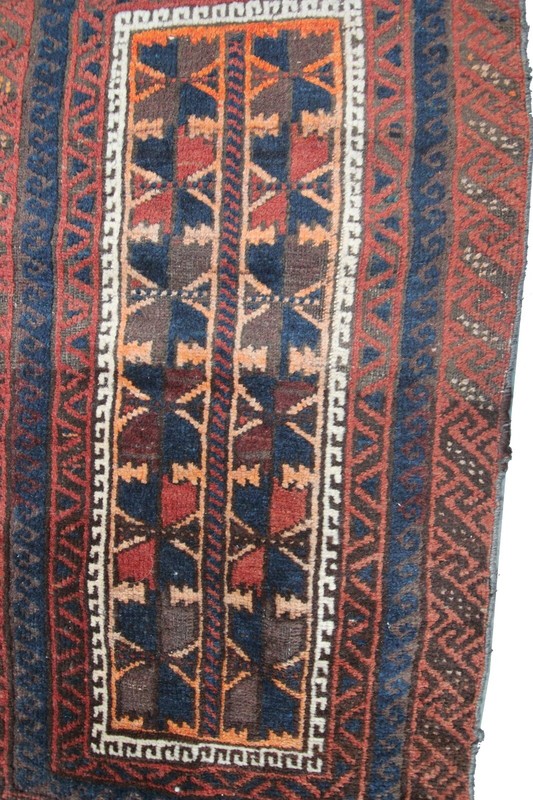 2x3 Antique Tribal Handmade Wool Area Rug Traditional Design c.1900 gallery