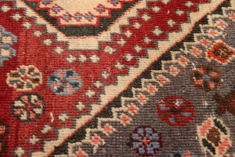 Vintage 4'11" x 6'11" Traditional Hand Knotted Vegetable Dye Wool Area Rug gallery