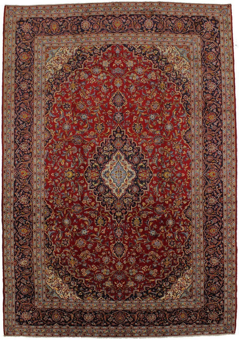 Handmade Traditional Vintage Wool Oriental Rug Carpet Living Room Decor 10X14 ft gallery