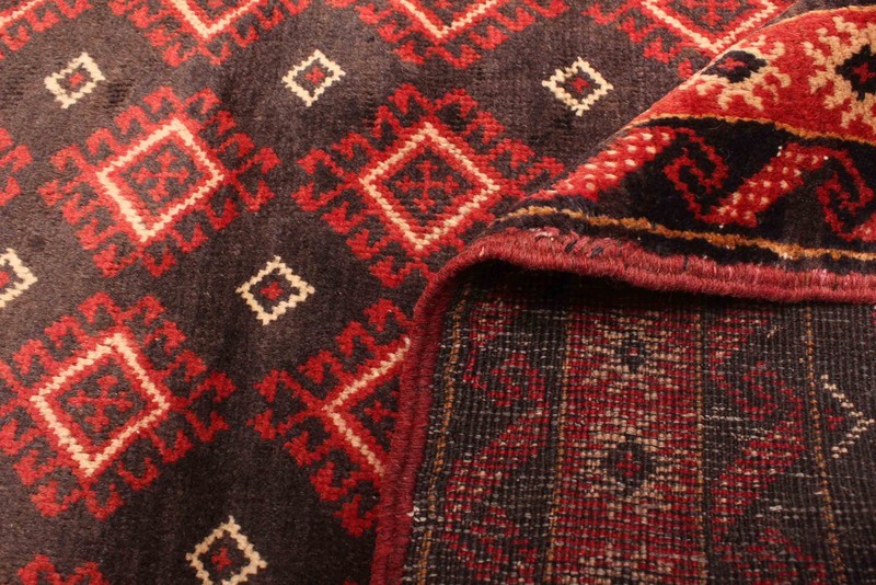 Vintage Hand-Knotted Area Rug 3'5" x 6'1" Traditional Oriental Wool Carpet gallery