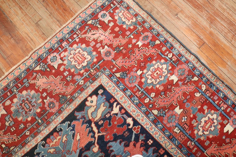 Antique World Class Navy Karajeh Rug 9'11''x12'8'' gallery