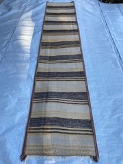 2×10 ft Afghan Runner Striped Handwoven Geometric Turkmen Entryway Wool Area Rug