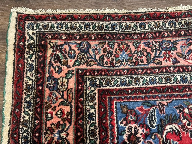 Palace Size Per'sian Rug 10 x 21 Antique Bibikabad Carpet Handmade Antique Ivory gallery