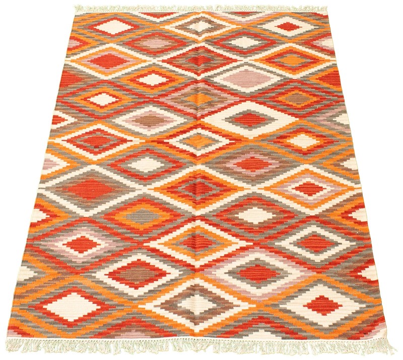 Vintage Hand Woven Area Rug 5'3" x 7'7" Traditional Wool Oriental Carpet gallery