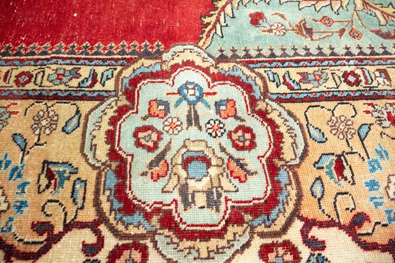 Semi-Antique Distressed Oriental Rug Muted Colors Living Room Carpet 10x13 Ft gallery