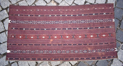 Terrific Antique Tribal Yomud Sumak Kilim Bag Face Rug Collector Item Yomud Rug