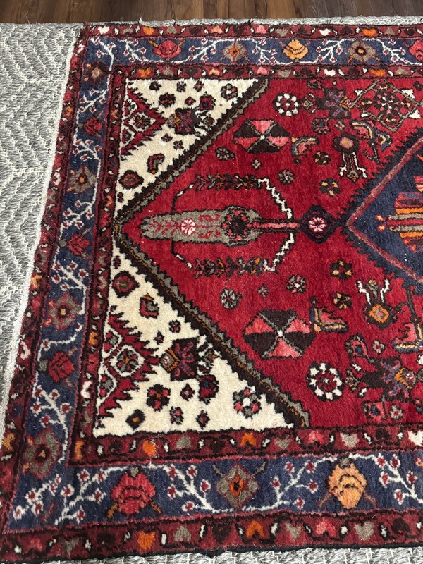 79”x50” Middle Eastern Handmade Wool Rug gallery