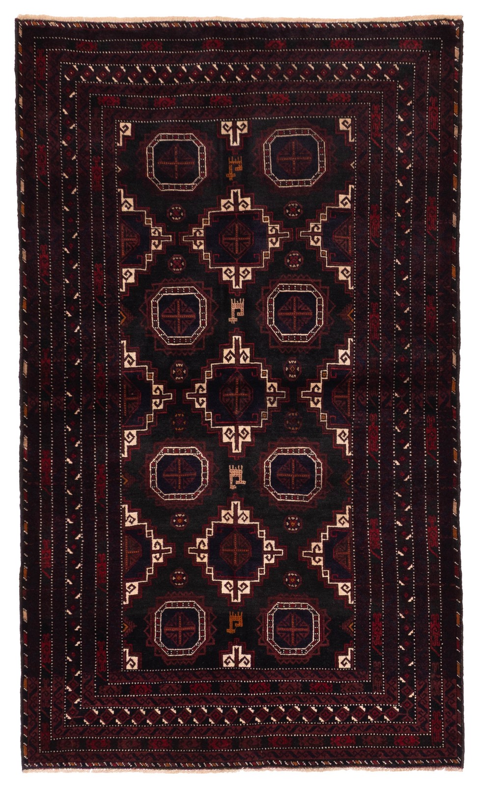 Traditional Vintage Hand-Knotted Area Rug 4'0" x 6'9" Oriental Wool Carpet gallery