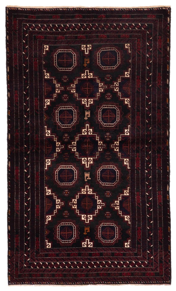 Traditional Vintage Hand-Knotted Area Rug 4'0" x 6'9" Oriental Wool Carpet