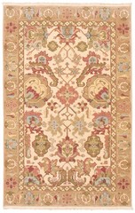 Vintage Hand Woven Area Rug 5’10” x 8’10” Traditional Wool Oriental Carpet