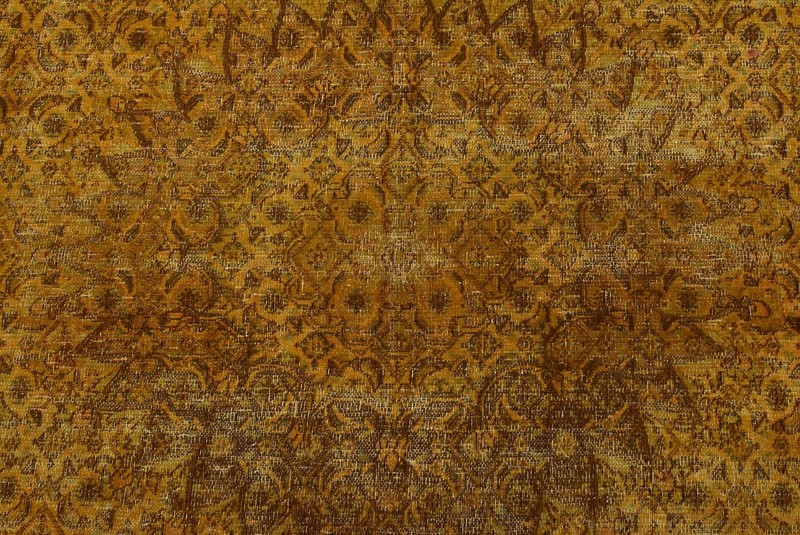 Vintage Mood Rug 7’8” x 10’4” Orange Wool Overdyed Hand-Knotted Oriental Carpet gallery