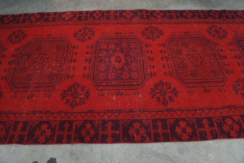 4x11 turkish wool runner rug hand-knotted neutral vintage oushak rug runner, 05 gallery
