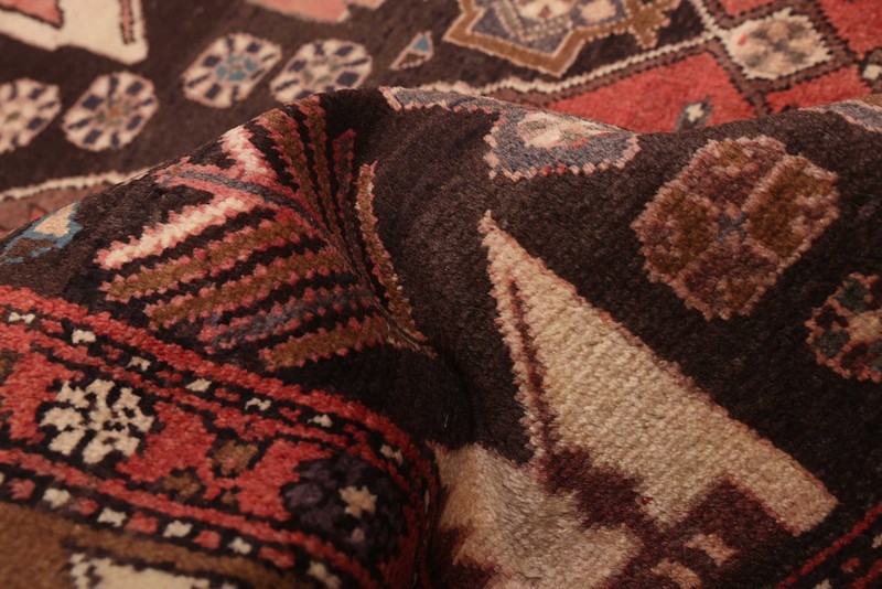 Vintage Hand-Knotted Area Rug 4'7" x 7'1" Traditional Oriental Wool Carpet gallery