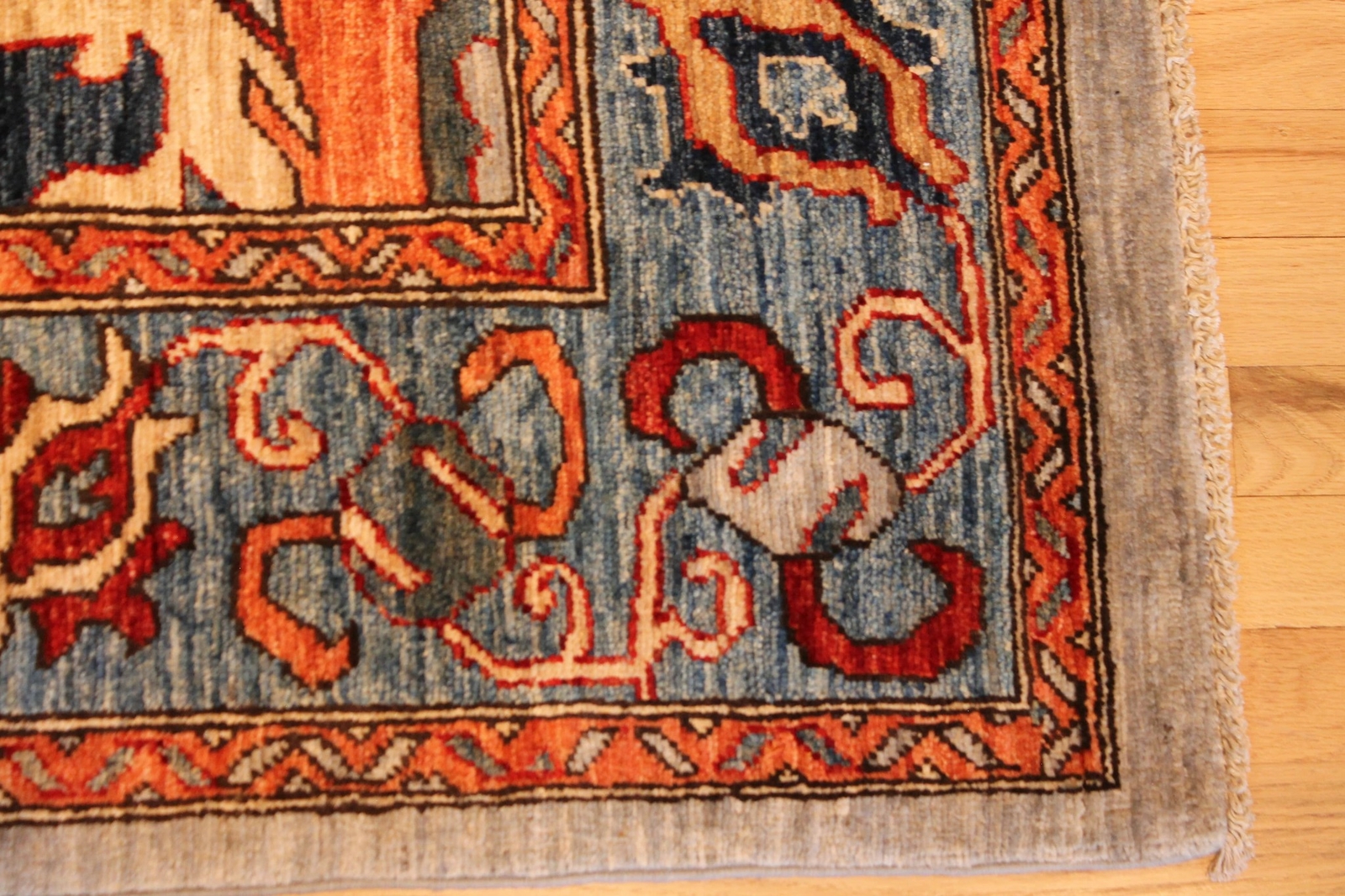 Hand-knotted Rug (Carpet) 8'9X11'8, Choeb Rang mint condition gallery