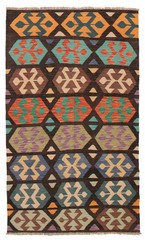 Vintage Hand Woven Area Rug 5’0″ x 8’2″ Traditional Wool Oriental Carpet
