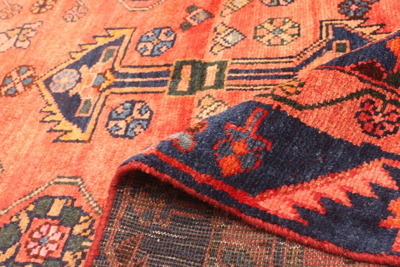Vintage Traditional Hand-Knotted Area Rug 4'8" x 6'5" Oriental Wool Carpet gallery