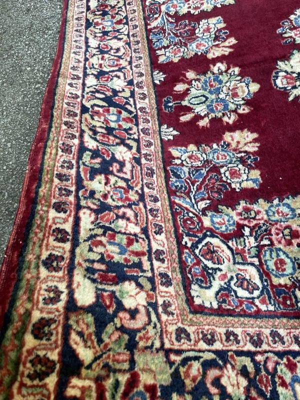 Beautiful 1920s Antique Oriental Rug 4x4’ SQUARE Ferahan Lilihan Tribal Sa Ruk gallery
