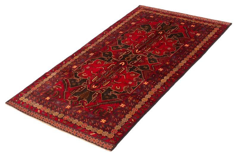 Vintage Hand-Knotted Area Rug 3'4" x 6'8" Traditional Oriental Wool Carpet gallery