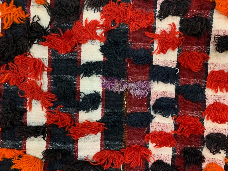 Vintage Turkish Kilim Rug 245x157 cm wool kelim Large gallery