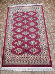 3 x 5 Love symbol Handmade Ghiordes knot Silk Highlights Rug B-78096